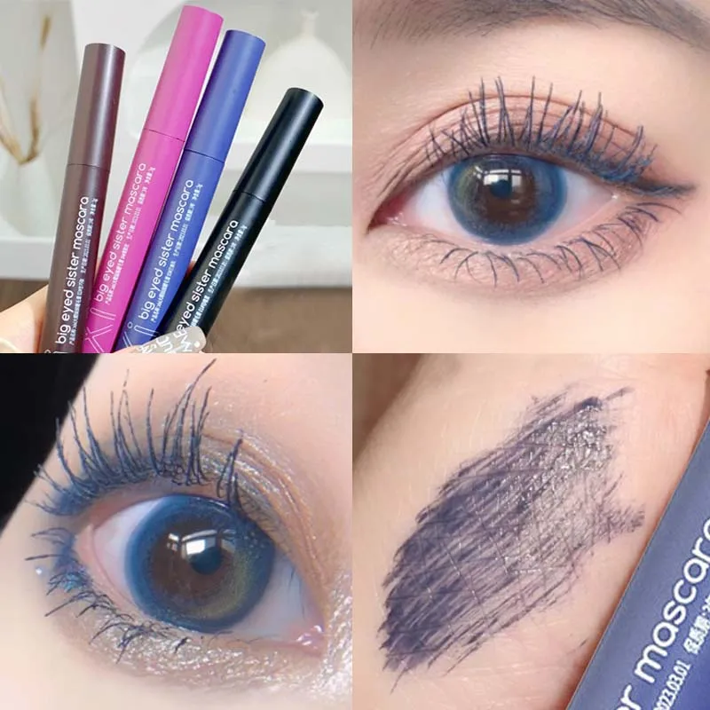 4 Colori Mascara Lunga Durata Allungamento Spesso Riccio Colorato Crema Colorante Per Ciglia Tintura Per Ciglia Liquido Mascara Impermeabile Trucco