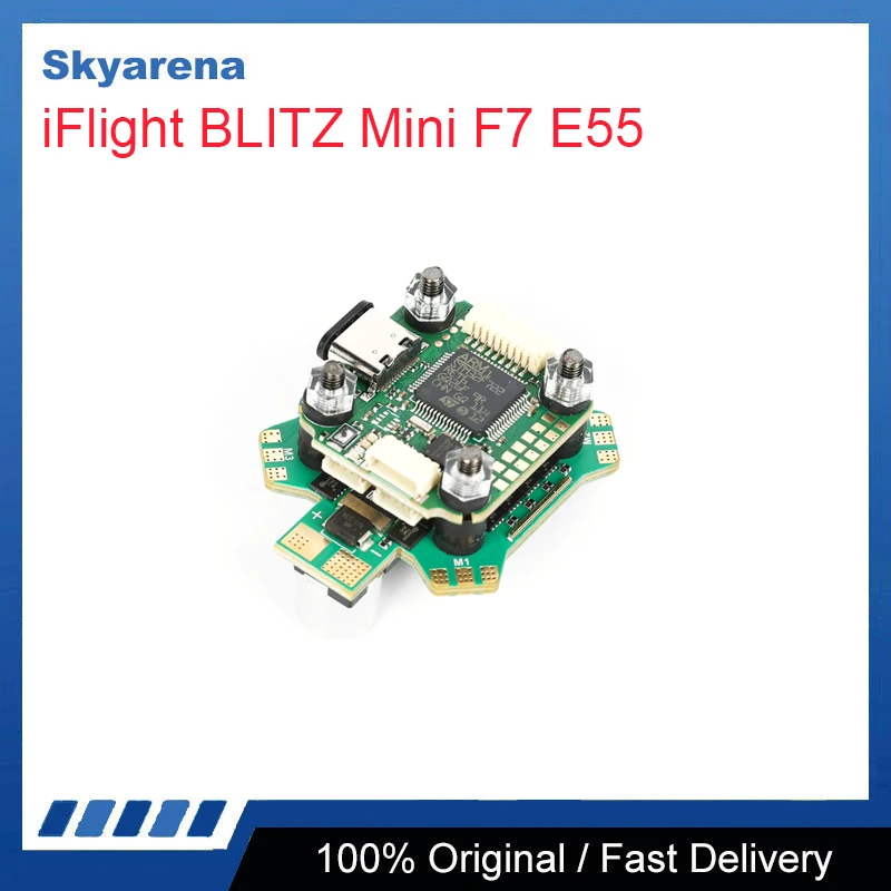 Iflight Blitz Mini F7 Stack Con Blitz Mini F7 V1.1 Flight Controller / Blitz Mini E55 4-In-1 2-6S Esc Per Parti Fpv