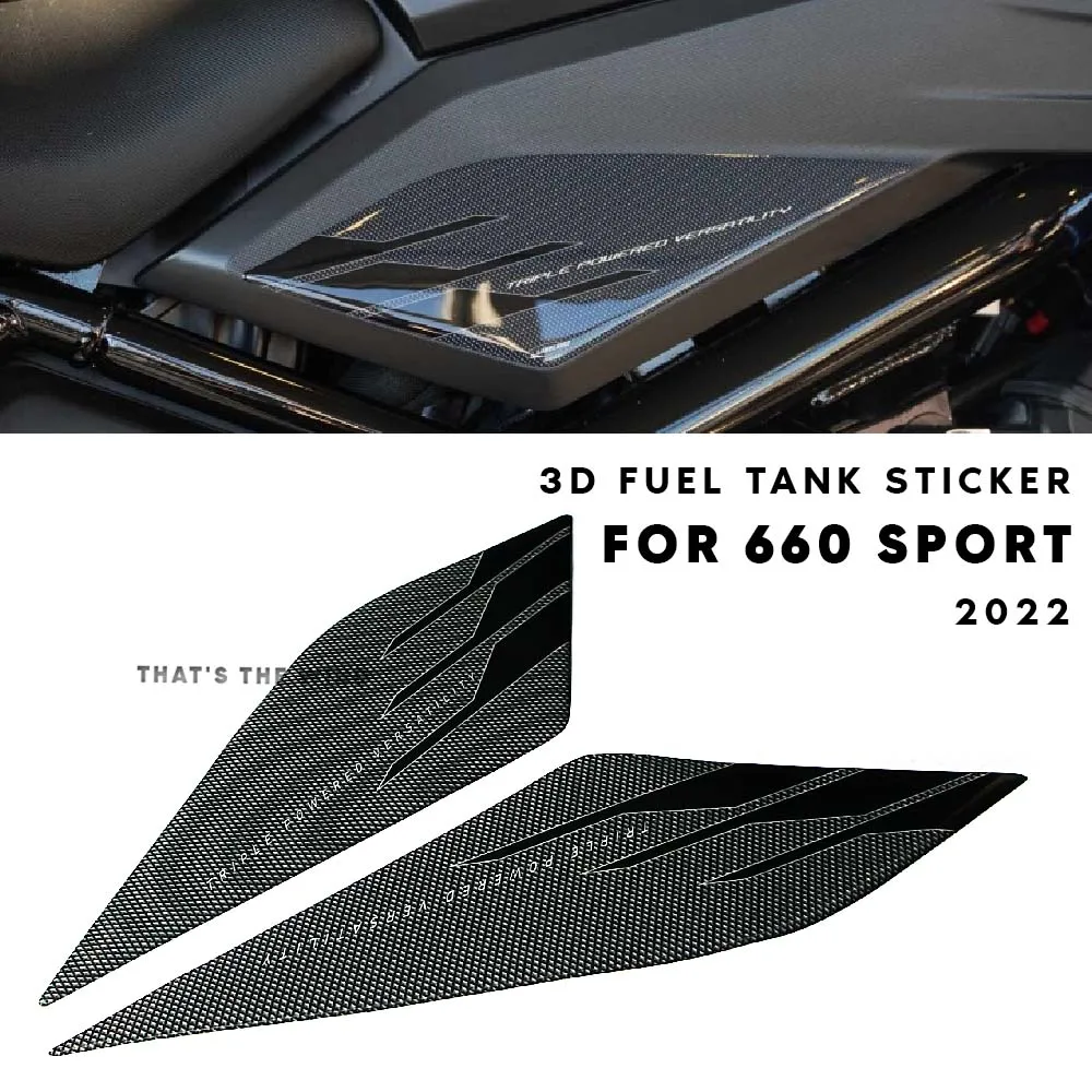 3D Stickers Side Protections Motorcycle Anti-Scratch Fuel Tank Gasket Decals Non-Slip Sticker Protective For Tiger Sport 660