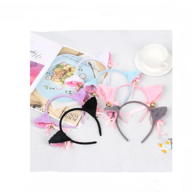 Halloween Nette Katze Ohren 6 Farben Stirnband Katze Headwear Maid Katze Maldchen Cosplay Anime Party Dance Party Stirnband Haarn