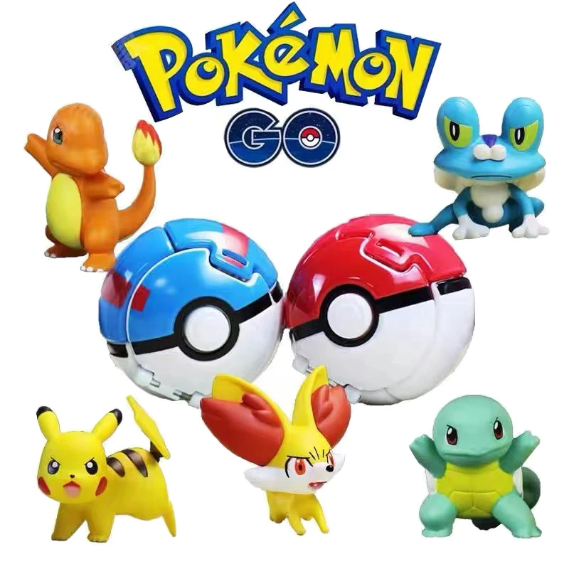 Pokemon Flip Pokeball Exploding Pokeball Legendary Pokem Groupon Kyogre Mewtwo Pokragon Anime Character Figures Model Toys