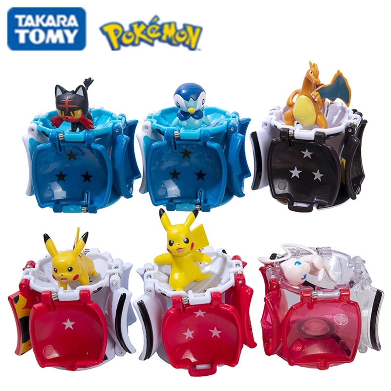 Tomy Pokemon Ball Pokeball Anime Figures Pikachu Mewtwo Charmander Regali Per Bambini Compleanno 23Style New Pokemon Toys Action Model