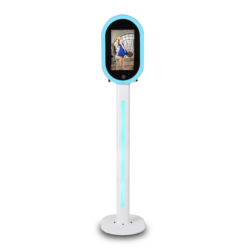 Open Air Portable Mini Wedding Magic Touch Screen 360 Automatic Selfie Machine Mirror Photo Booth Chiosco Photobooth Con Stampante