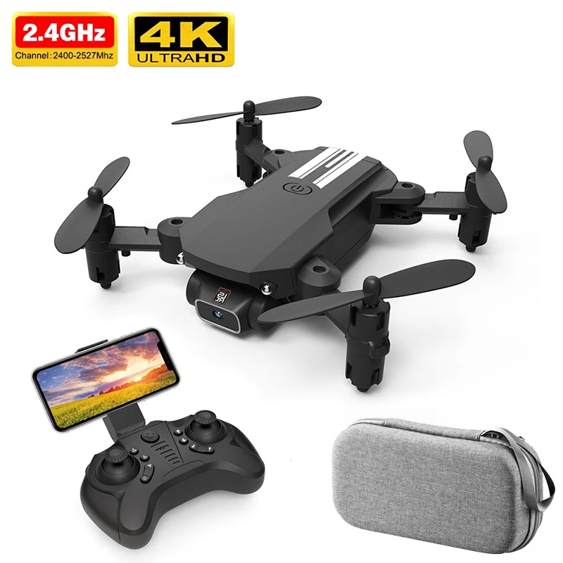 Drone 4K Profesional Mini 1080P Hd Camera Wifi Selfie Drone Quadcopter Fpv Pressione Dell'Aria Altitudine Tenere Elicottero Pieghevole Rc Giocattolo