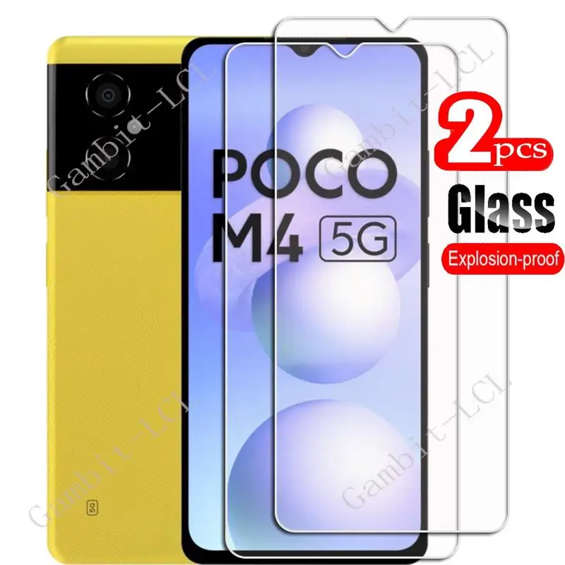 Per Xiaomi Poco M4 5G Vetro Temperato Protettivo Su Pocom4 Mzb0Brzin Pellicola Salvaschermo Per Smartphone Da 6.58 Pollici