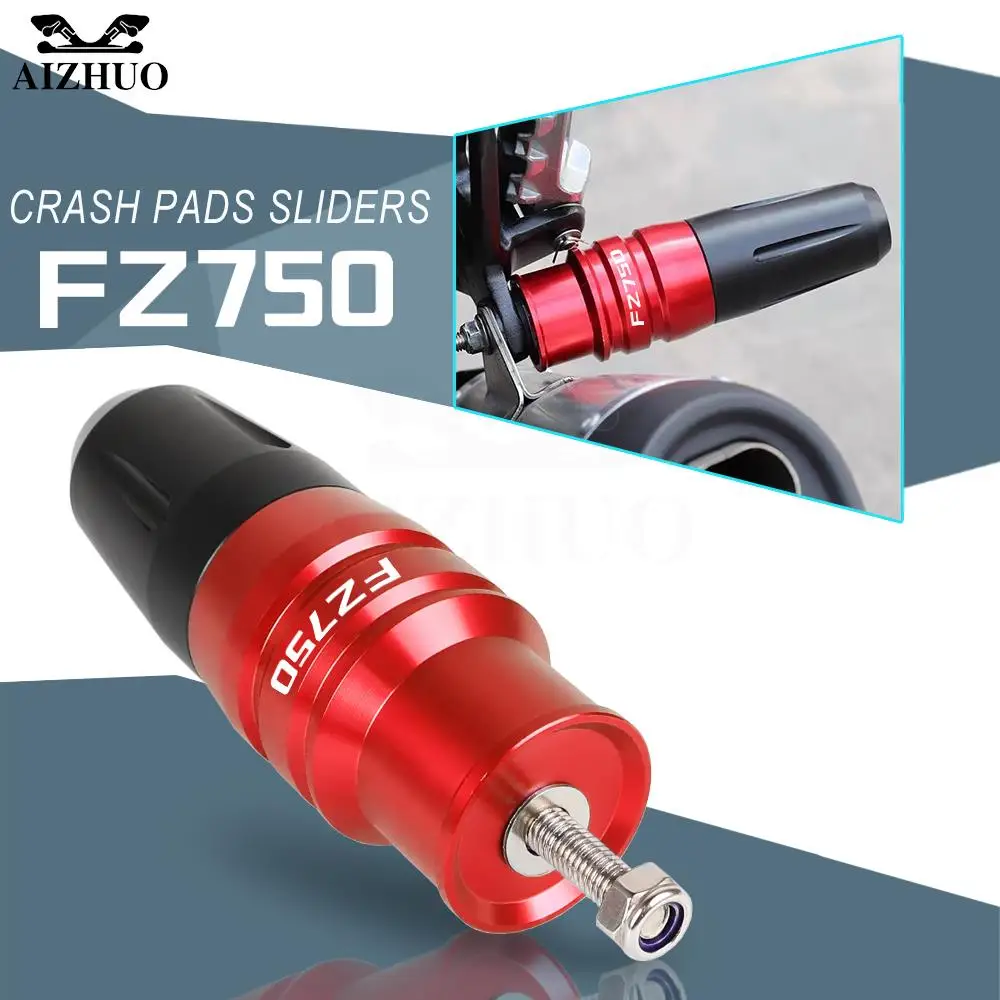 For Yamaha Fz750 Fz 750 Motorcycle Accessories Frame Crash Bar Engine Case Sliders Crash Pads Exhaust Sliders Crash Protector