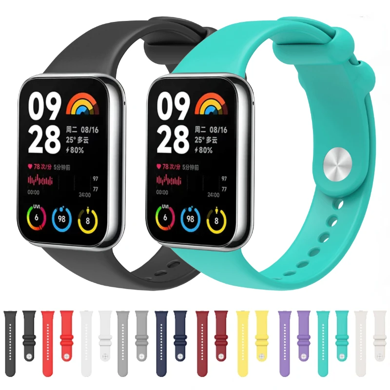 Cinturino In Silicone Per Xiaomi Miband 8 Pro Cinturino Di Ricambio Per Bracciale Morbido Per Cinturino Miband 8 Pro Smartwatch Miband 8 Correa