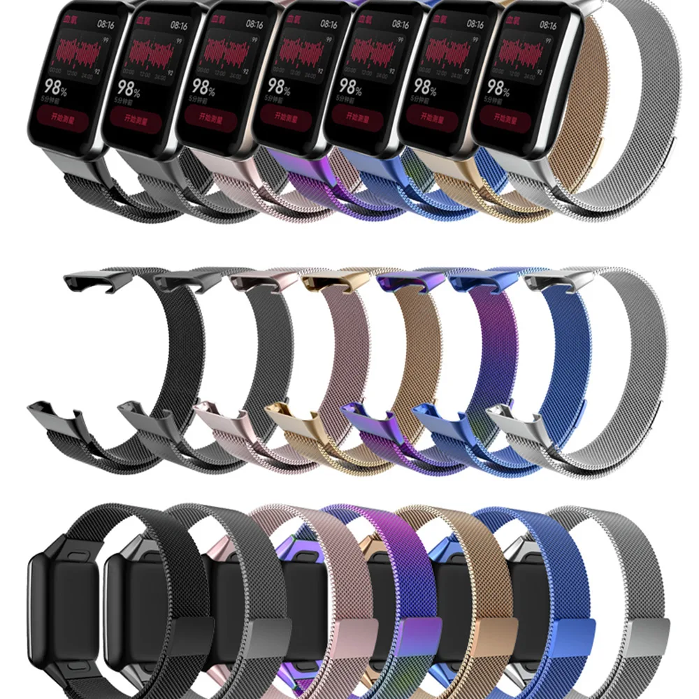 Cinturino Magnetico Per Xiaomi Band 7 Pro Smartband Cinturino In Acciaio Inossidabile Sostituzione Cinturino Per Miband 7Pro