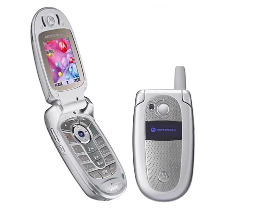 Motorola V525 Ricondizionato Originale Sbloccato 176X220 Pixel 0.3Mp Cellulare Gsm Flip Cellulare Spedizione Gratuita
