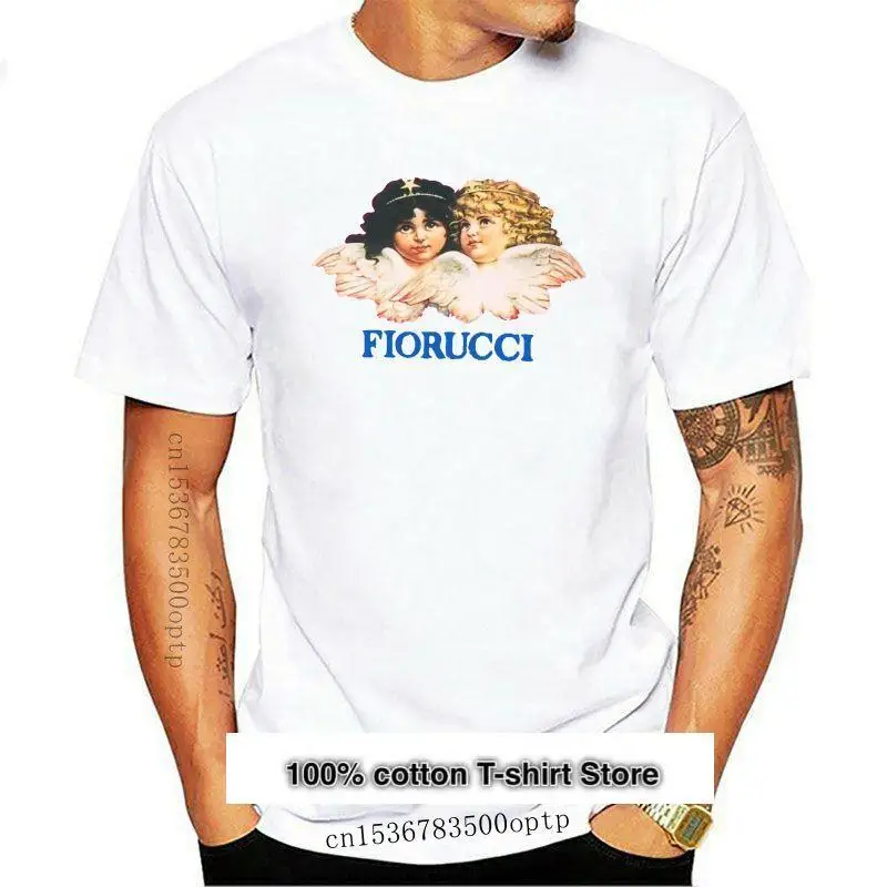 Camiseta De Los Angel De Fiorucci Para Hombre, Camiseta 2021 De Algodon, Camiseta Deferal De Manga Corta Con Cuello Redondo