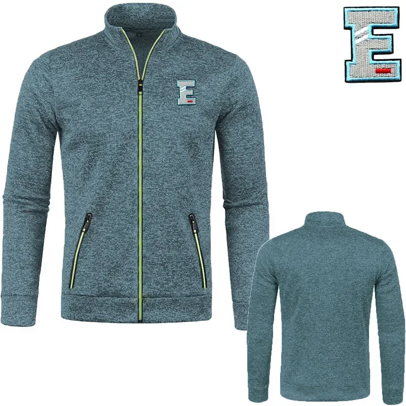Felpa Con Cappuccio Da Uomo Hip Hop Street Ricamo E Cappotto Da Uomo High-End Primavera Autunno Felpa Con Zip Da Uomo Felpa Da Uomo Casual Di Moda