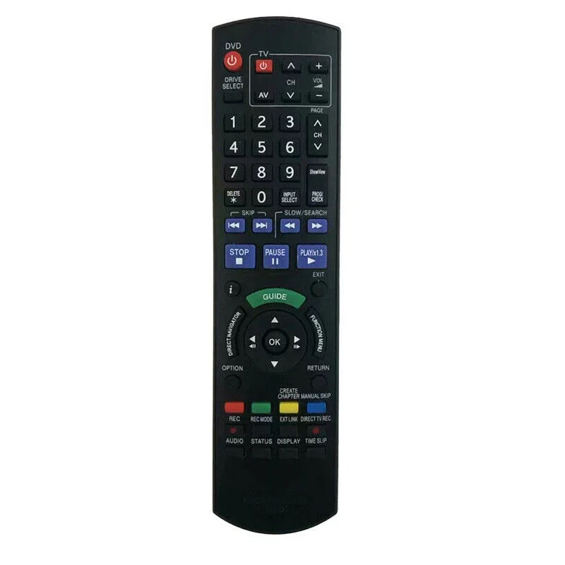 Telecomando Per Panasonic Dmr-Es10 Dmr-Eh49 Dmr-Eh53 Dmr-Eh495 Dmr-Eh595 Dmr-Eh695 Registratore Lettore Dvd