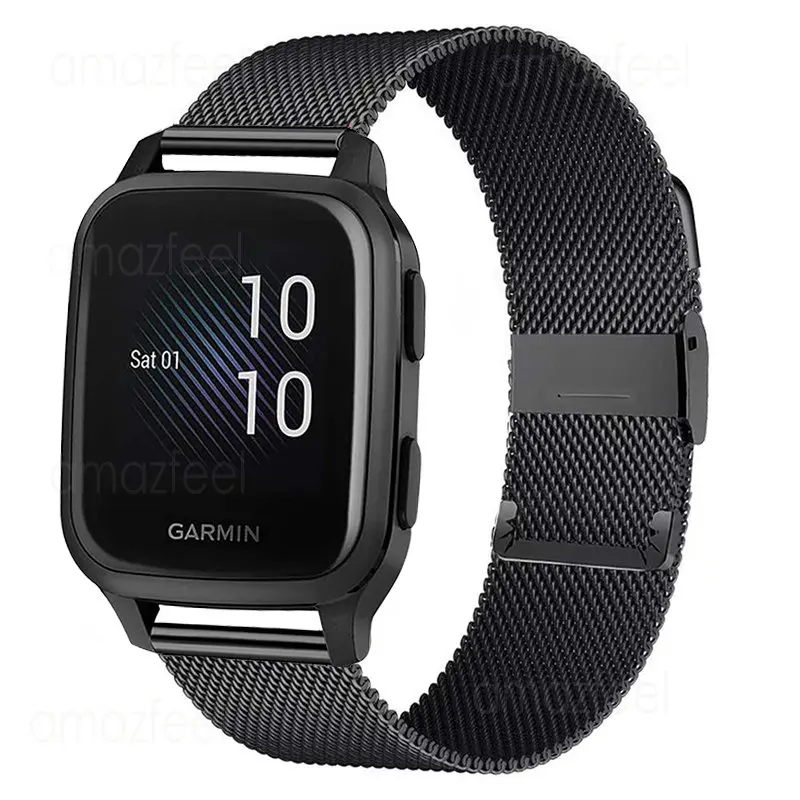 Cinturino In Metallo Per Garmin Venu Sq Smart Watch Accessori Bracciale Per Garmin Venu Sq Music Watchband Per Garmin Venu 2 Plus Band