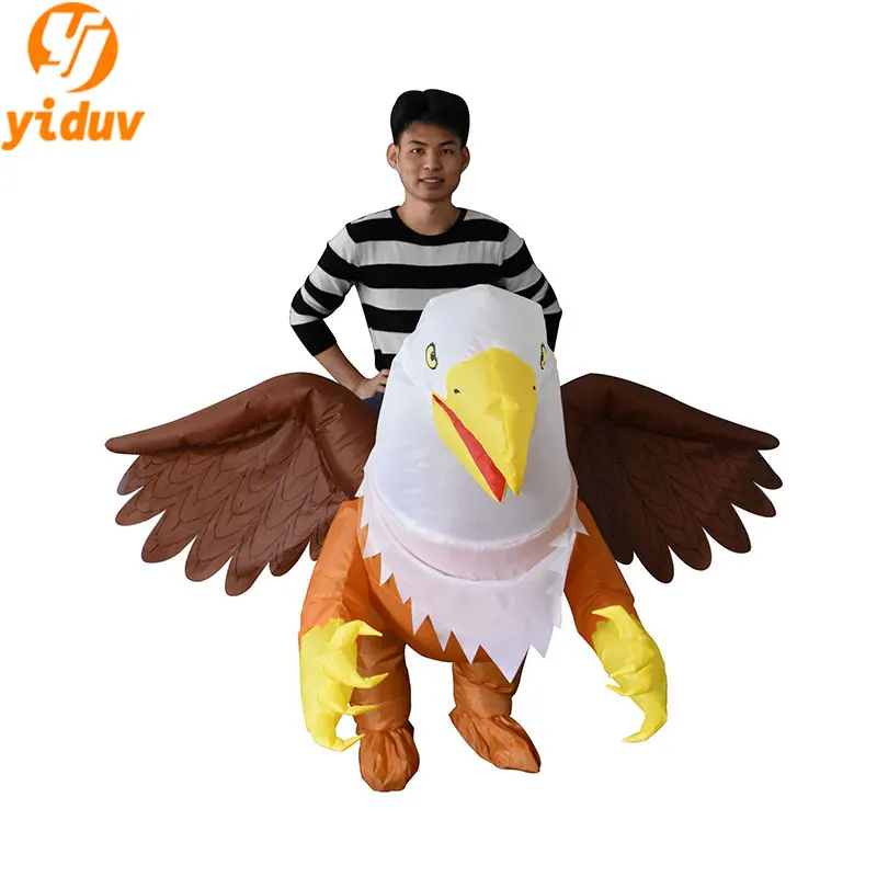 Grifone Gonfiabile Goshawk Expansion Suit Party Riding Puntelli White Eagle Vulture Cosplay Halloween Performance Costume