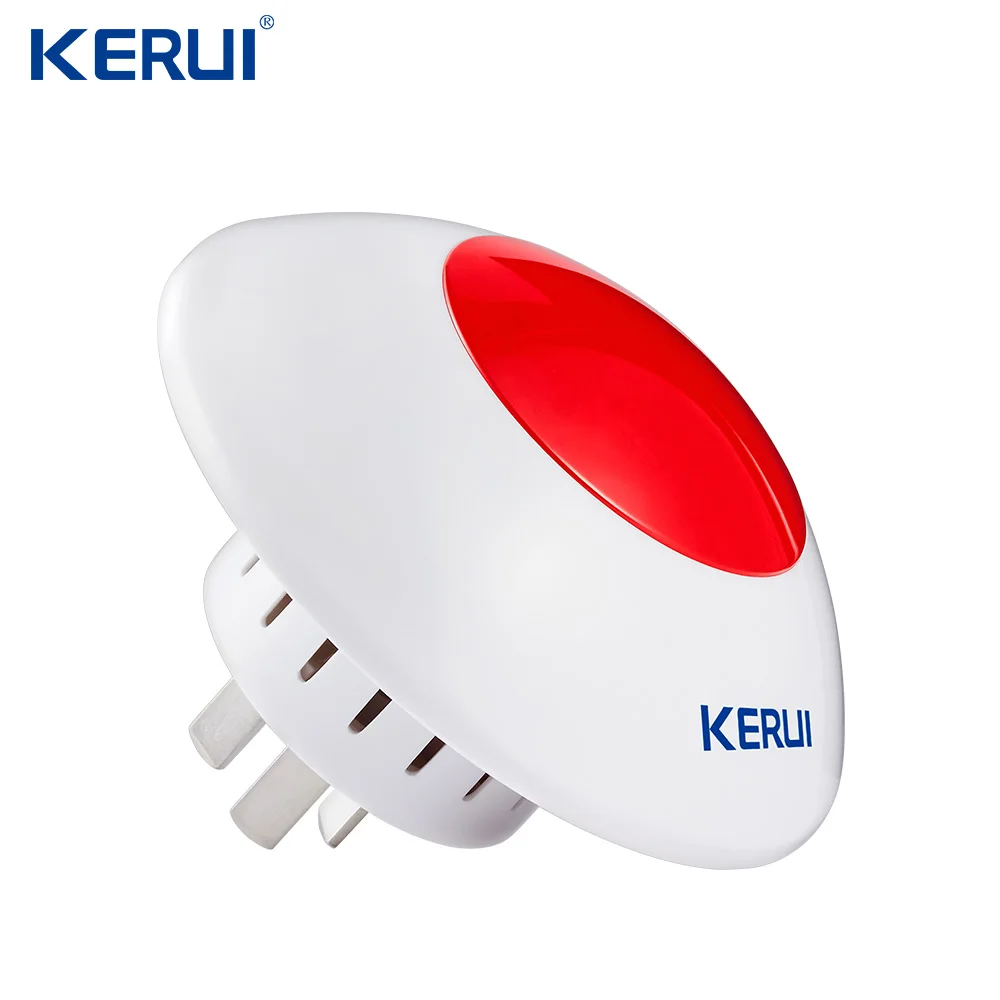 433 Mhz Sirena Flash Senza Fili Allarme Sirena Sirena Luce Rossa Sirena Stroboscopica Per Kit Di Sicurezza Del Sistema Di Allarme Domestico