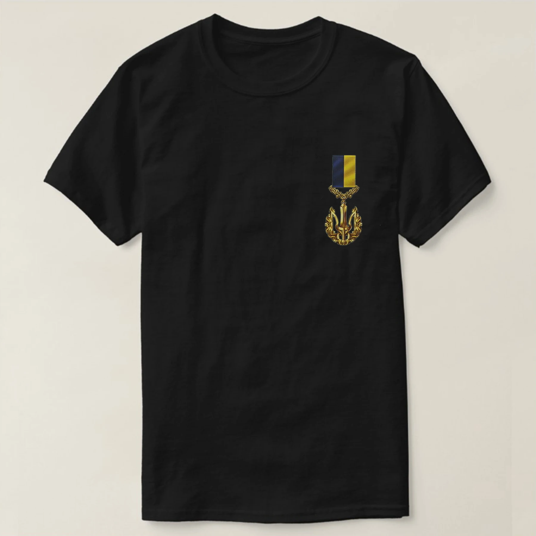 Rare Honor And Glory Of Ucraina Medal T Shirt New 100% Cotton Manica Corta O-Collo T-Shirt Casual Mens Top