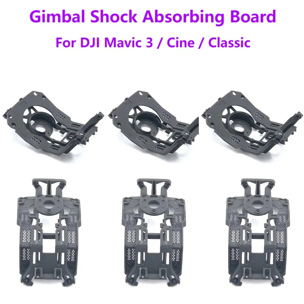 Gimbal Vibration Shock Absorbing Board Per Dji Mavic 3 / Cine / Classic Gimbal Camera Montaggio Staffa Ammortizzatore Con Gomma (Nuovo)