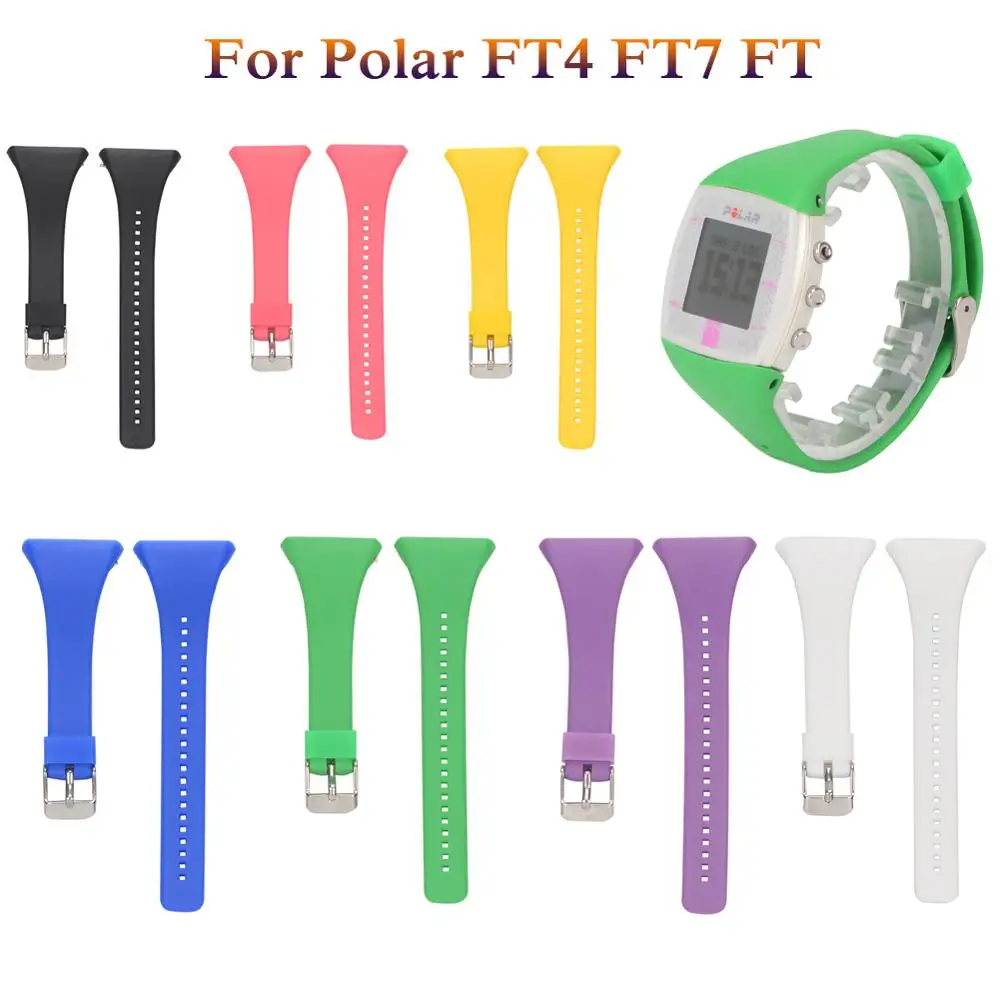 Smart Cinturino Di Vigilanza Della Fascia Per Polar Ft7 Molle Del Silicone Di Sport Della Vigilanza Della Fascia Della Cinghia Di Ricambio Per Polar F