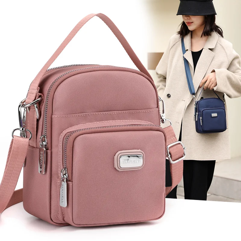 Nuova Borsa A Tracolla Singola Impermeabile Per Il Tempo Libero Multi Bay Borsa A Tracolla Da Donna In Nylon Da Viaggio Torebka Damska