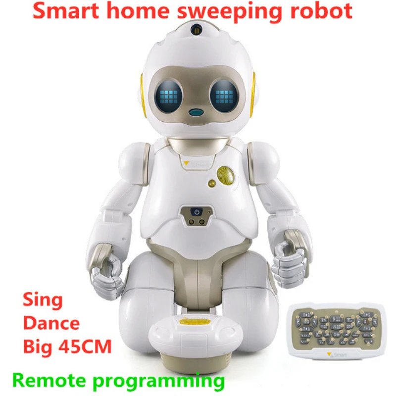 Nuovo Robot Elettrico Intelligente Interazione Di Dialogo Robot Spazzante Aspirapolvere Staccabile Canta Robot Spazzante Per La Casa Di Danza