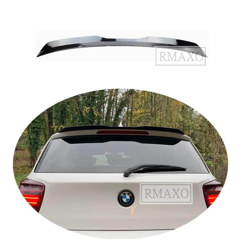 Per Bmw E87 Spoiler 2006-2013 Bmw E87 116 118I 120I Hatchback Spoiler Universal Tys Abs Car Rear Wing Colore Spoiler Posteriore