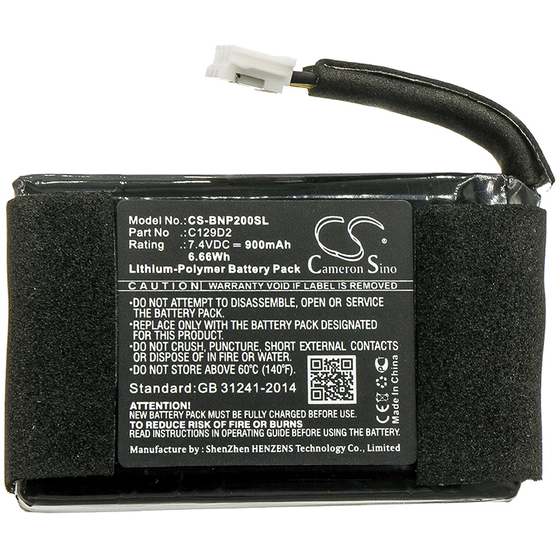 Batteria Cs 900Mah Per Bang & Olufsen C129D2 Bang & Olufsen Beoplay P2