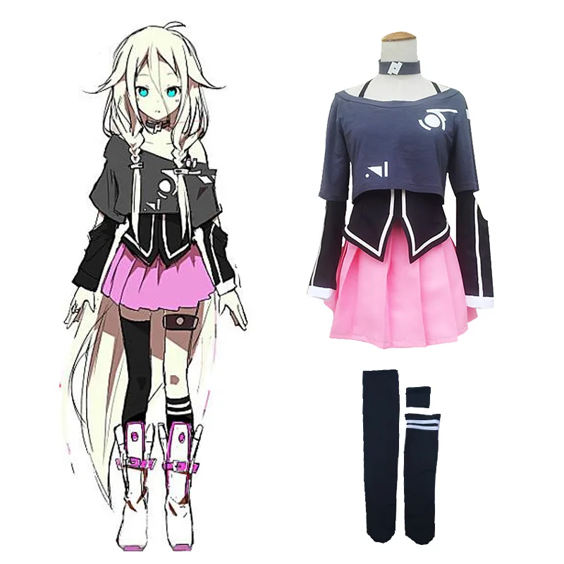 Vocaloid3 Ia Costume Cosplay Ia Aria On The Planetes Costumi Di Scena Cantante Virtuale Little Angel Top Gonna