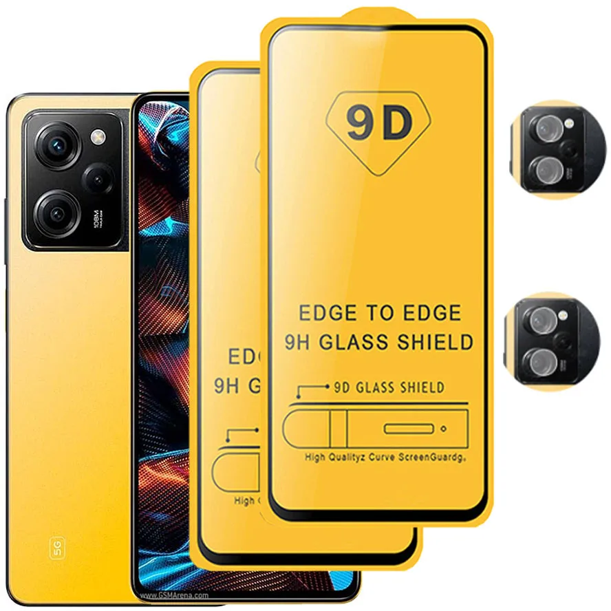 Vetro Poco F5 Pro Per Xiaomi Poco X5 Pro 5G Protezione Dello Schermo Poco X5 Vetro Temperato Poco X 5 Pro Obiettivo Del Telefono Cellulare Pocco X5 Pr