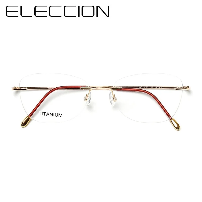 Occhiali Da Vista Eleccion Must Collection Telaio 16013 Montatura Da Vista Senza Montatura Occhiali Da Miopia Uomo Donna Occhiali Da Vista