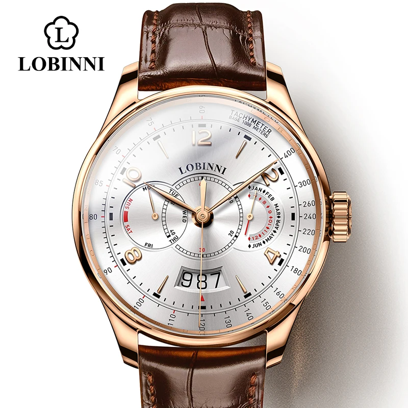 Svizzera Lobinni Orologi Da Uomo Orologi Di Marca Di Lusso Da Uomo Zaffiro Impermeabile Miyota Orologi Da Polso Meccanici Automatici Regalo Maschile