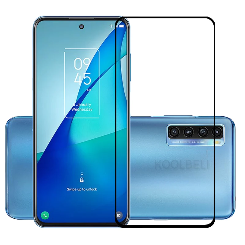 Vetro Temperato A Copertura Totale Per Proteggi Schermo Tcl 20S Tcl 30 Se/Tcl 30/Tcl 30E Pellicola Protettiva Per Tcl 20L/Tcl 20L +/Tcl 20