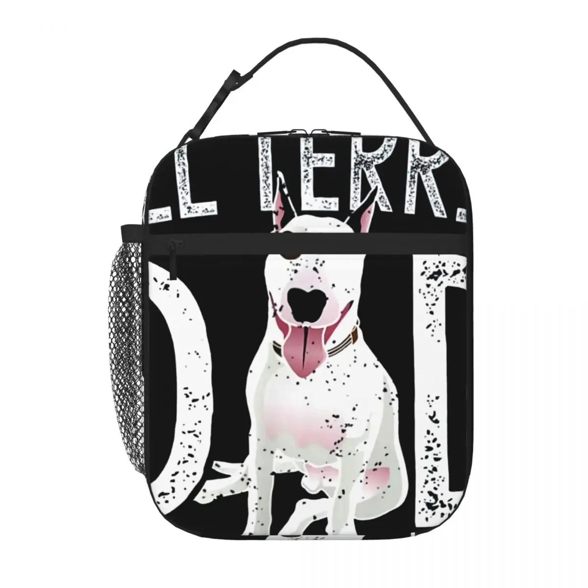 Mens Stafter Bull Terrier Dog Lunch Tote Cooler Bags Lunch Bags Bags Lunch Box For Kids