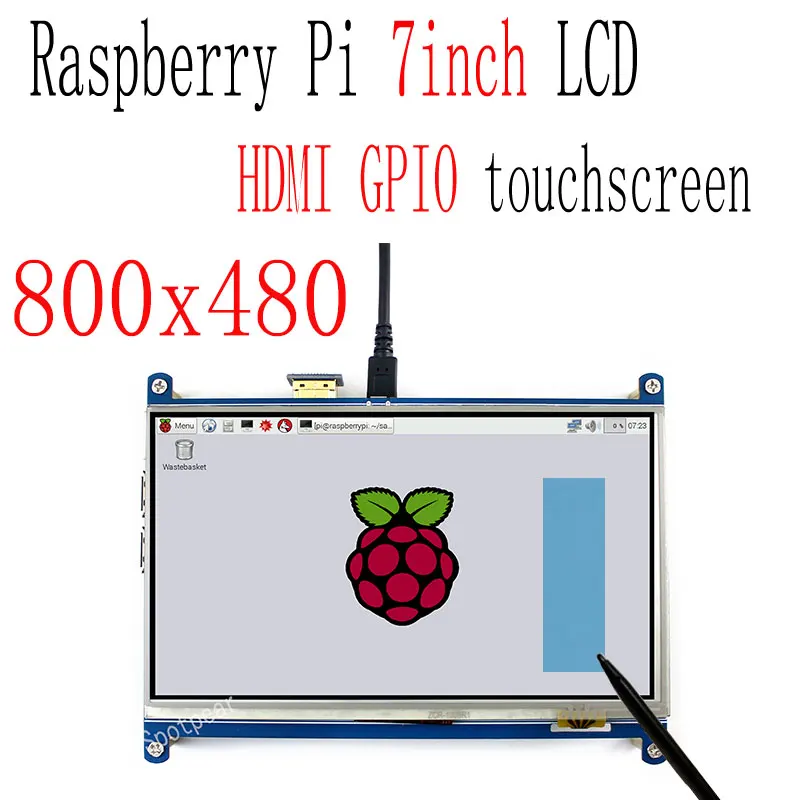 Touchscreen Lcd Da 7 Pollici Raspberry Pi Per Display Tft Hdmi Touchscreen Raspberry Pi 3B 4B Zero Da 7 Pollici 800X480
