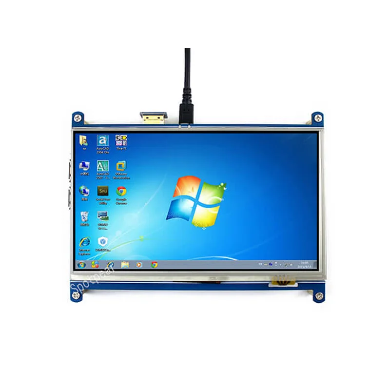 Touchscreen Lcd Da 7 Pollici Raspberry Pi Touchscreen Da 7 Pollici 1024X600 Compatibile Con Hdmi Per Raspberry Pi 3B 4B Zero