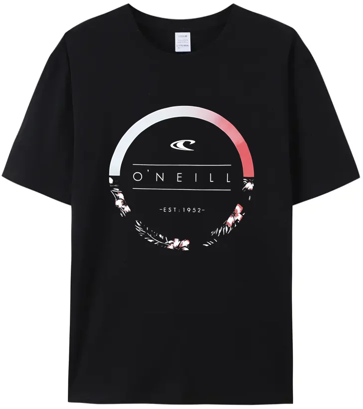 2023 New Beach Men'S Summer Hot Sale Men'S Arricciato Oneill 100% Cotone T Shirt Round Garland Logo Top Quality Tees