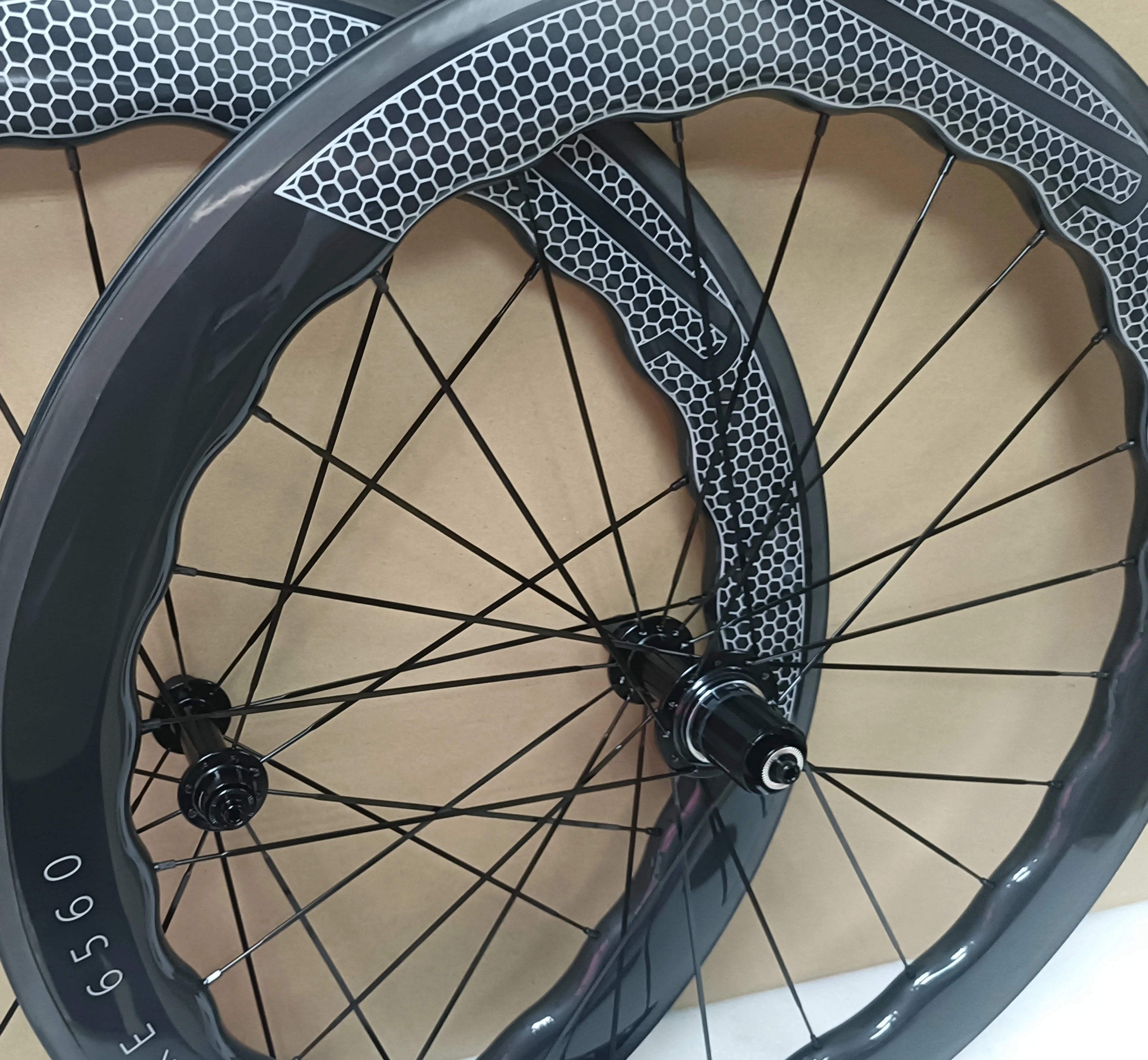 Argento Nero 700C Freno A Disco Ruote In Carbonio Copertoncino Tubeless 60Mm Cerchio Freno Ruote In Carbonio Larghezza 25Mm