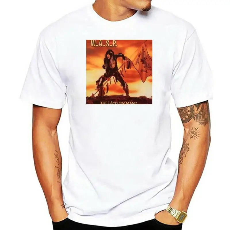 Wasp The Last Command Tops Tee T Shirt Xs-S-M-L Xl-Xxl W. A.S.P T-Shirt Taglie Forti
