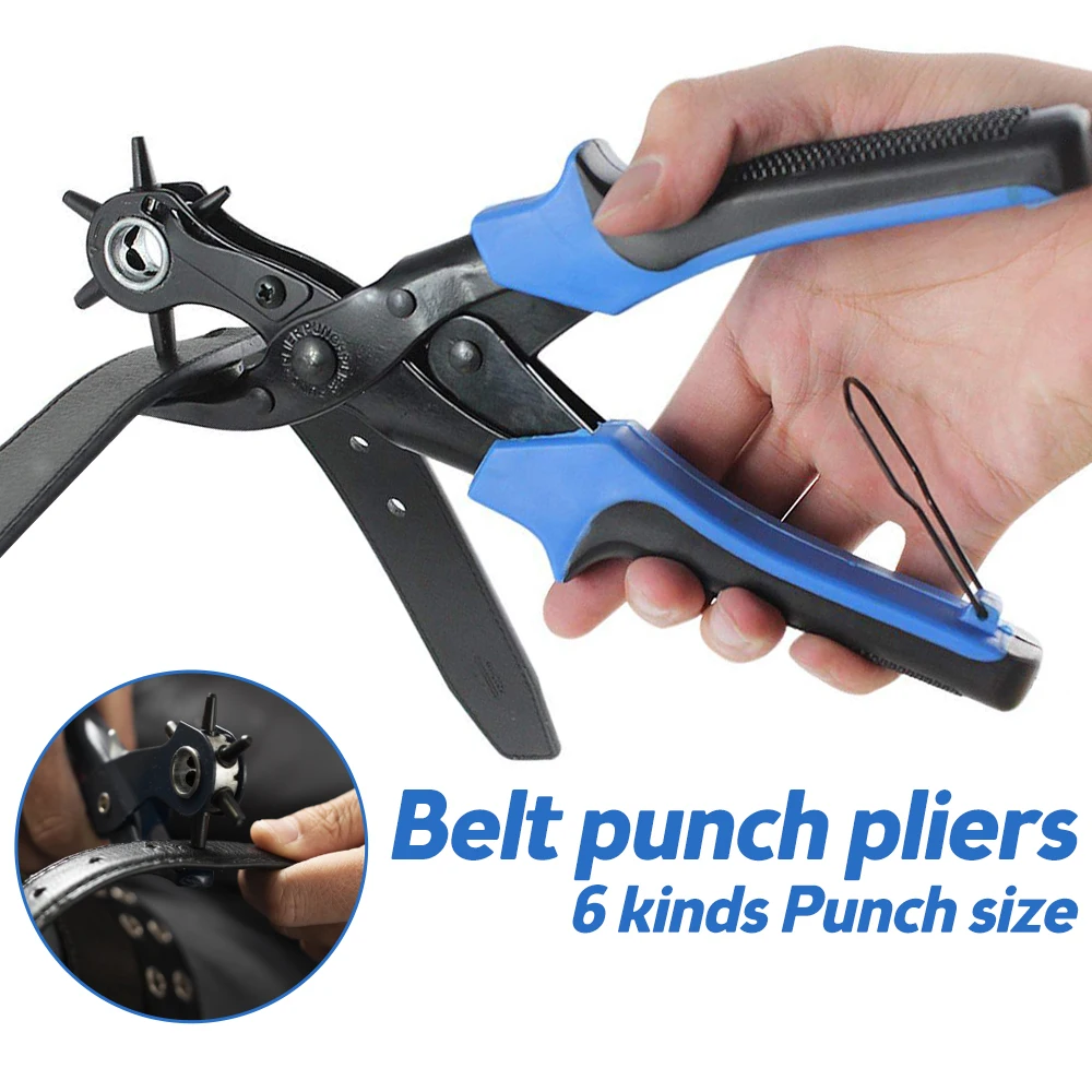 Ruotante Punch Plier Kit Cinture In Pelle Hole Punch Set Set Di Strumenti Diy Per Cinture Cinture Cinture Cinture Cinturini Collari Cane Tessuto