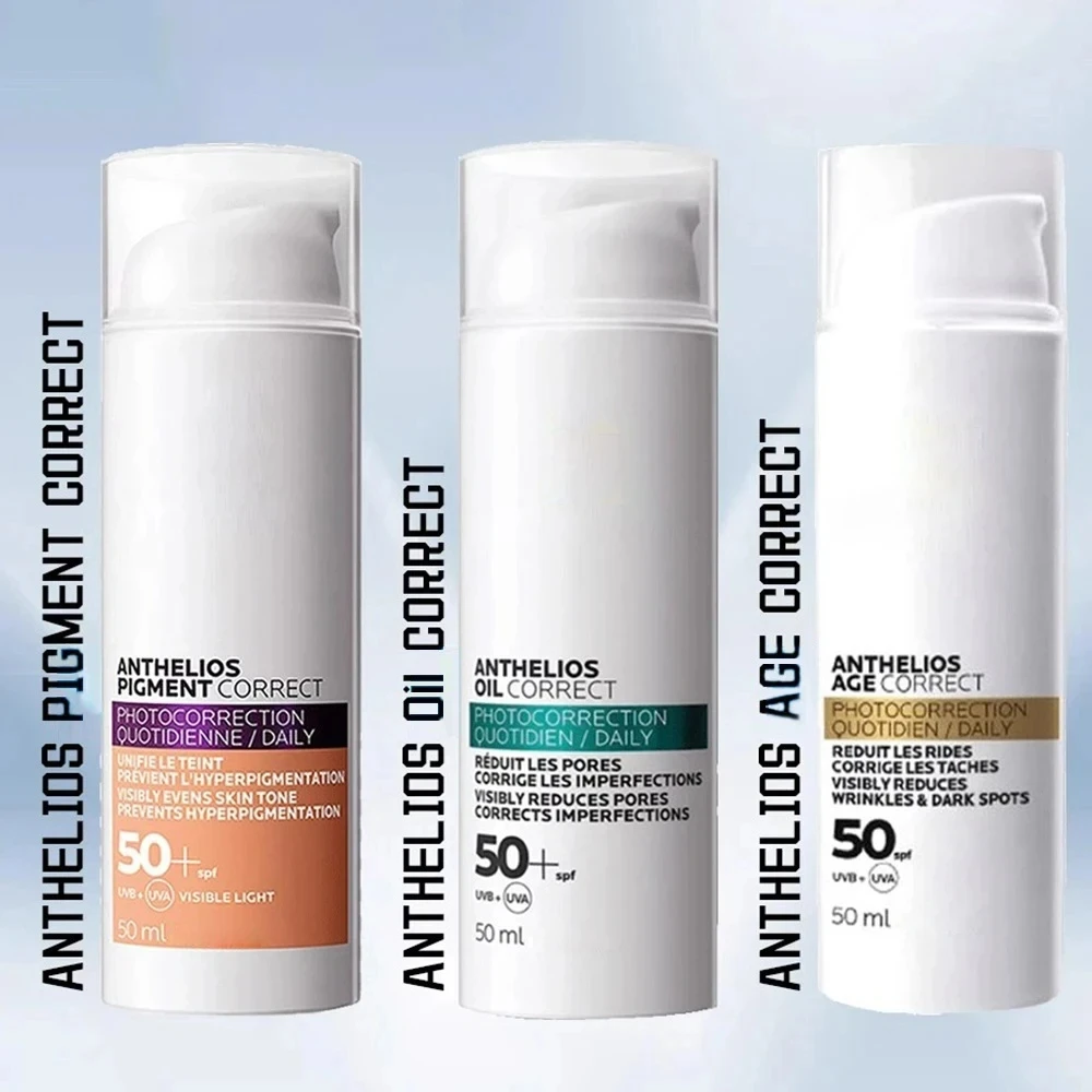 Crema Solare Da 50Ml Pigmento Antelios Corretto/Olio Di Anthelios Corretto/Anthelios Età Corretta Spf50 Crema Solare Viso E Corpo