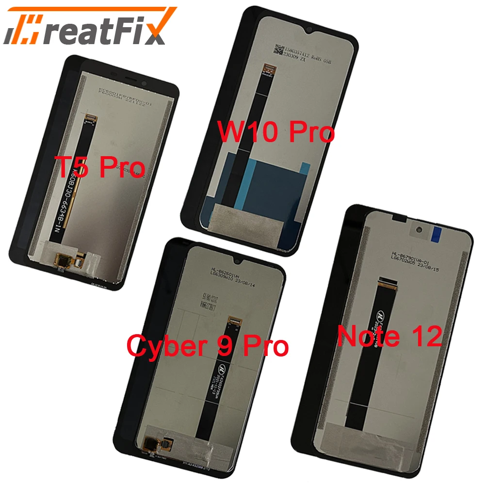 Lcd Originale Per Hotwav W10 Pro Display Lcd + Touch Digitizer Assembly Lcd Hotwav T5 Pro Note 12 Cyber 9 Pro Lcd Hotwav T5Max Lcd