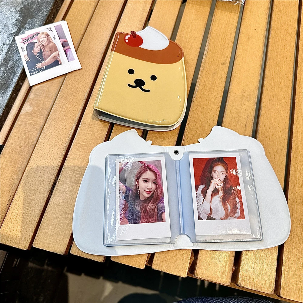 Ins Style Kawaii Photo Album Kpop Photocard Holder Corea Idol Cards Binder Per 3 Pollici Fujifilm Instax Mini Film Polaroid Fotos