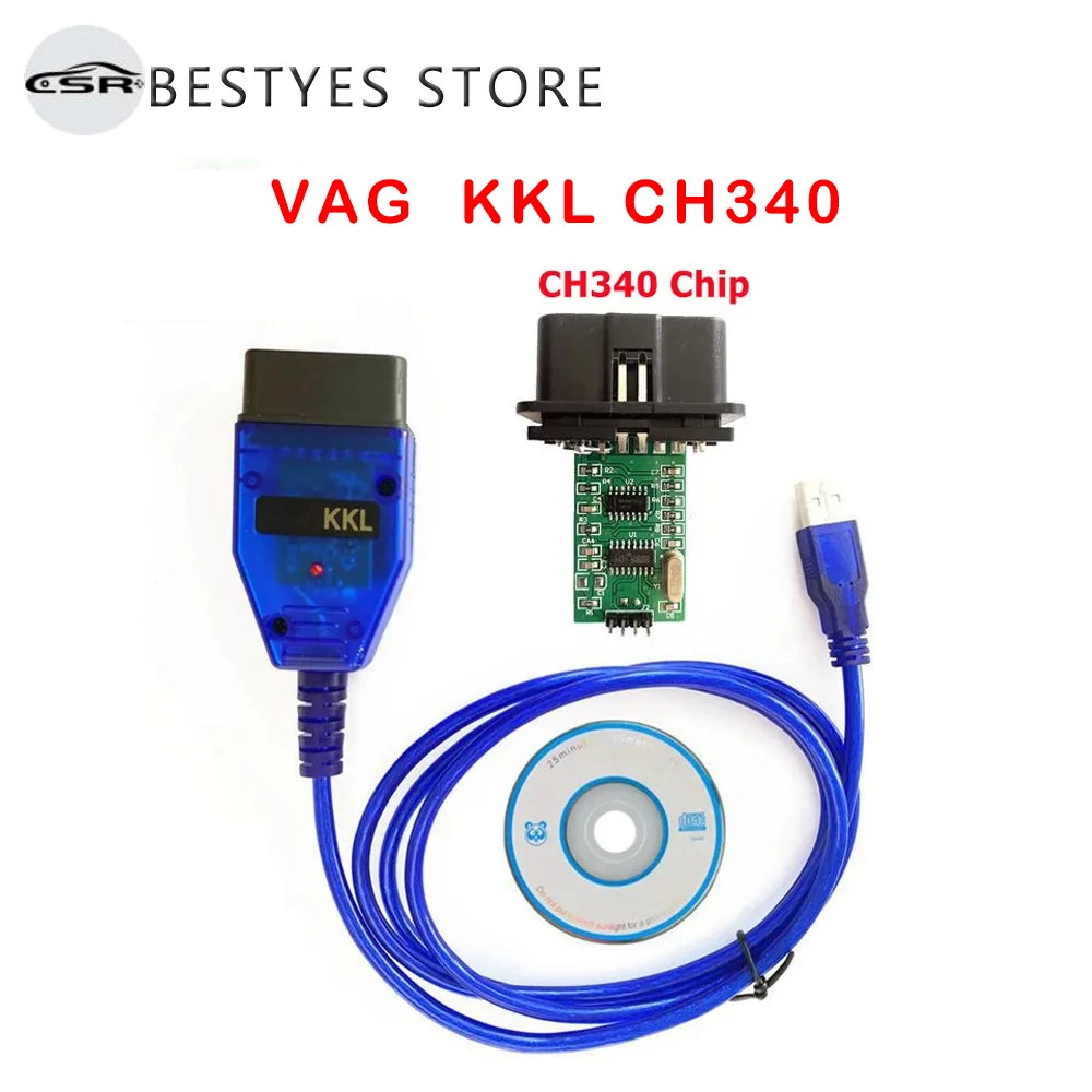 Kkl Per Vag-Com 409 Con Chip Ch340 Per Cavo Diagnostico Vag Com Kkl 409 Per Cavo Diagnostico Per Auto Vag-Com