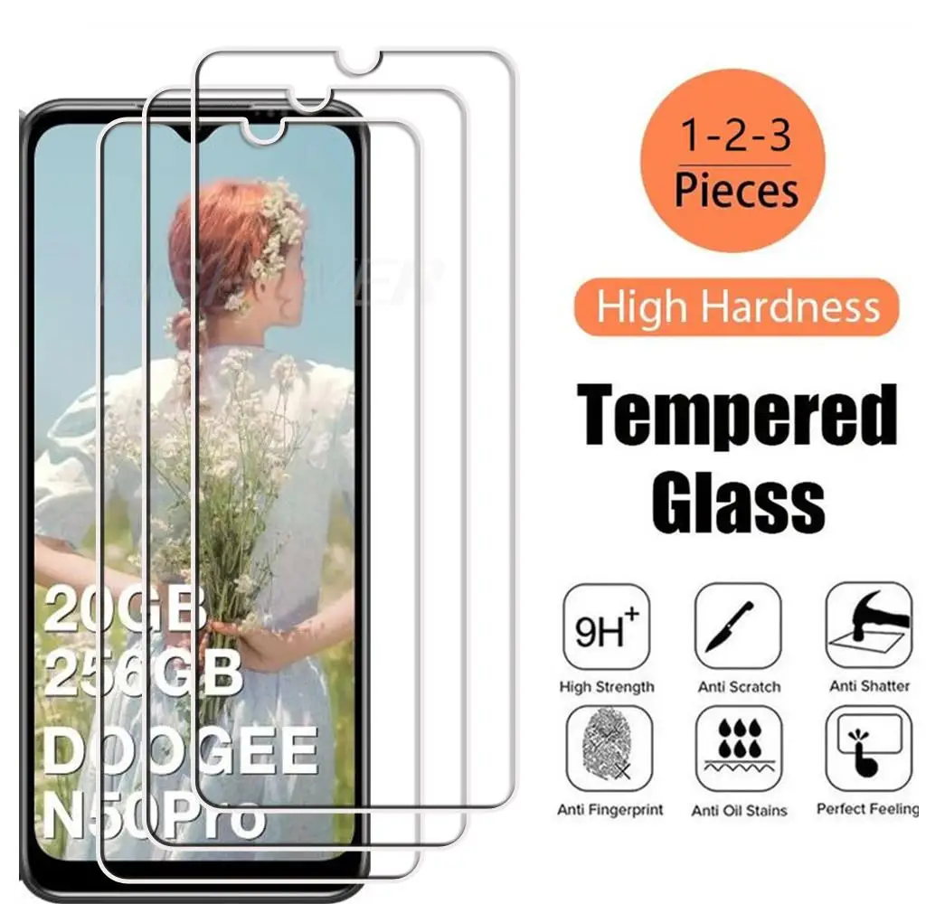 Vetro Temperato Per Doogee N50 Pro 6.52 "2023 Doogee Doogee N50 Pro Pellicola Protettiva Per Schermo Pellicola Protettiva Per Telefono