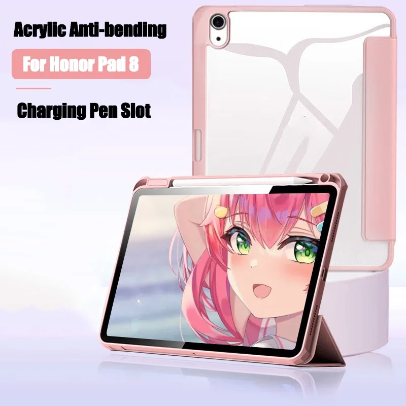 Nuova Custodia Per Honor Pad 8 12 Pollici Pad V8 Pro 12.1 Pollici Shell Mate Pad Protettivo Per Huawei Matepad Pro 12.6 Con Portapenne
