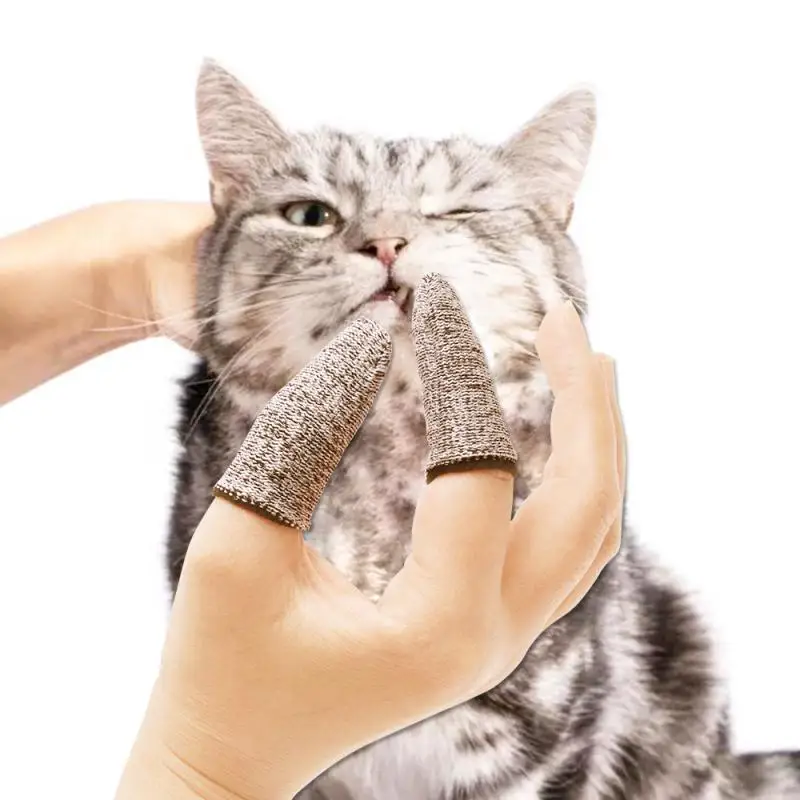 Pet Tooth Cleaning Fingercap Finger Spazzolino Teddy Dog Brush Alitosi Tartaro Denti Cane Gatto Pulizia Finger Cover Pet Supplie