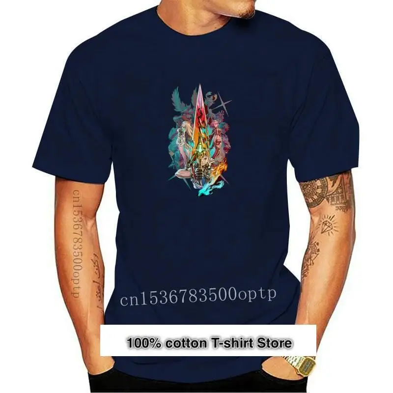 Camiseta Funy Para Hombre, Camisa De Manga Corta Con Cuello Redondo, Xenoblade Chairs, 2 Equipos, Nueva