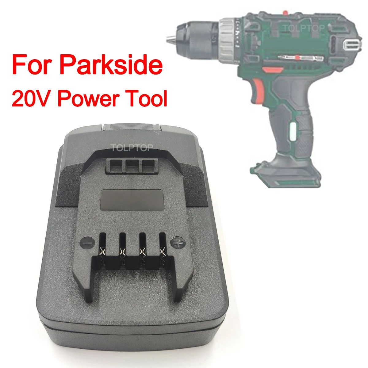 Per Makita/Bosch/Dewalt/Milwaukee/Worx/Bob/Black & Decker/Porter Cable/Stanley Battery To For Parkside 20V Tool Battery Adapter