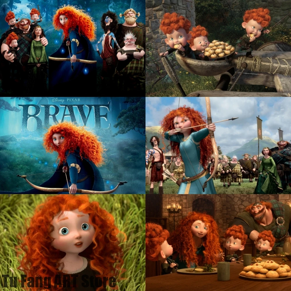 Brave Legend Canvas Painting Disney Anime Movies Wall Art Poster E Stampe Room Decor Pictures For Kids Home Decoration