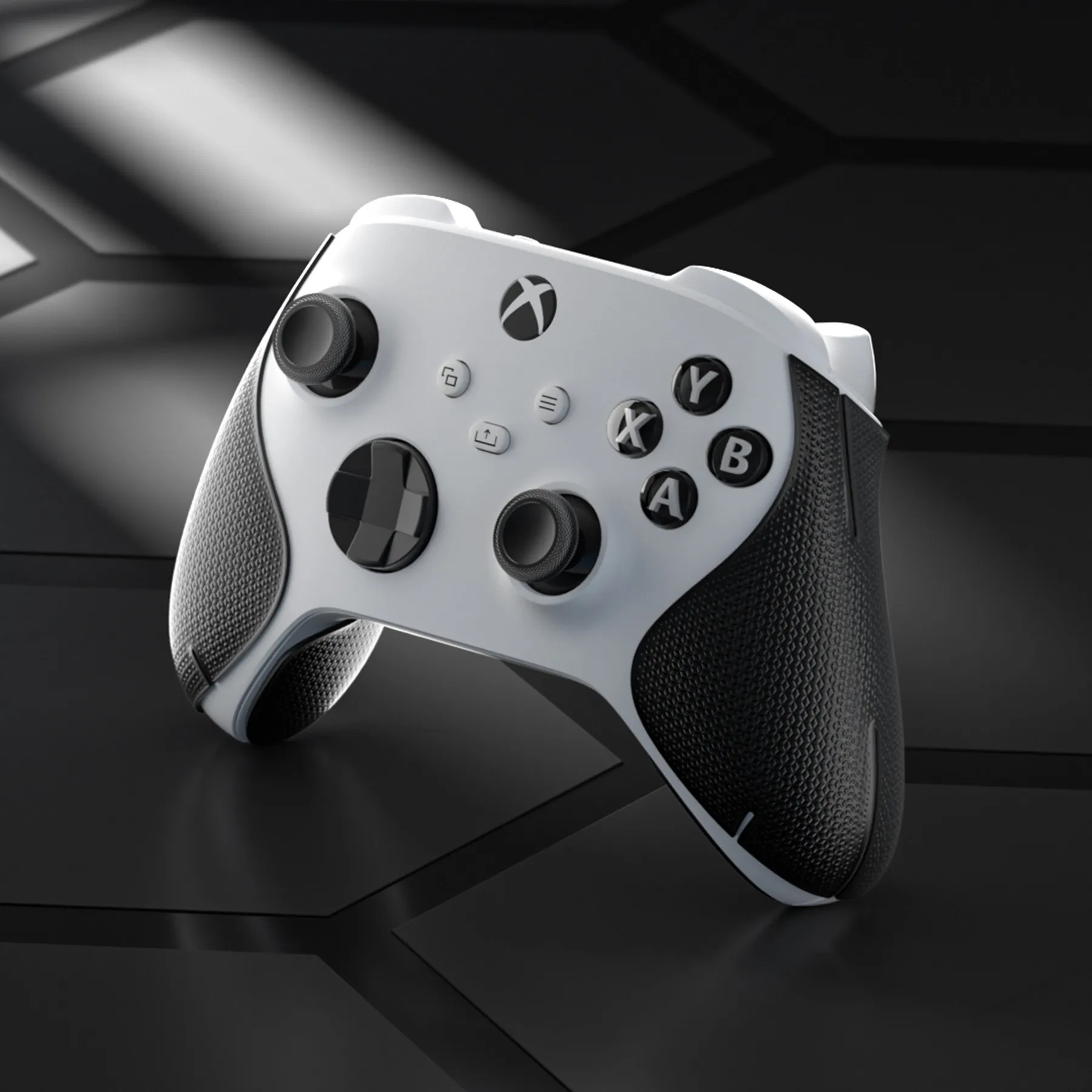 Playvital Handle Grips Protector Per Xbox Core Wireless Controller Assorbente Dal Sudore Premium Split Soft Esagonale Diamond Textures