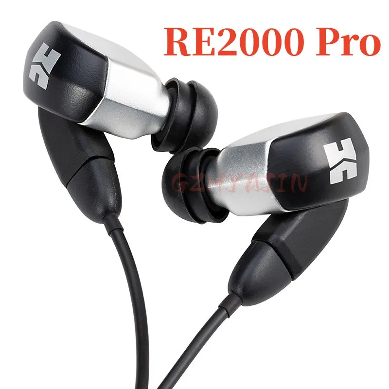 Auricolari Originali Hifiman Re2000 Pro Argento Musica Alta Fedeltà Dynamic Earplug Impedenza 60Ohm/103Db